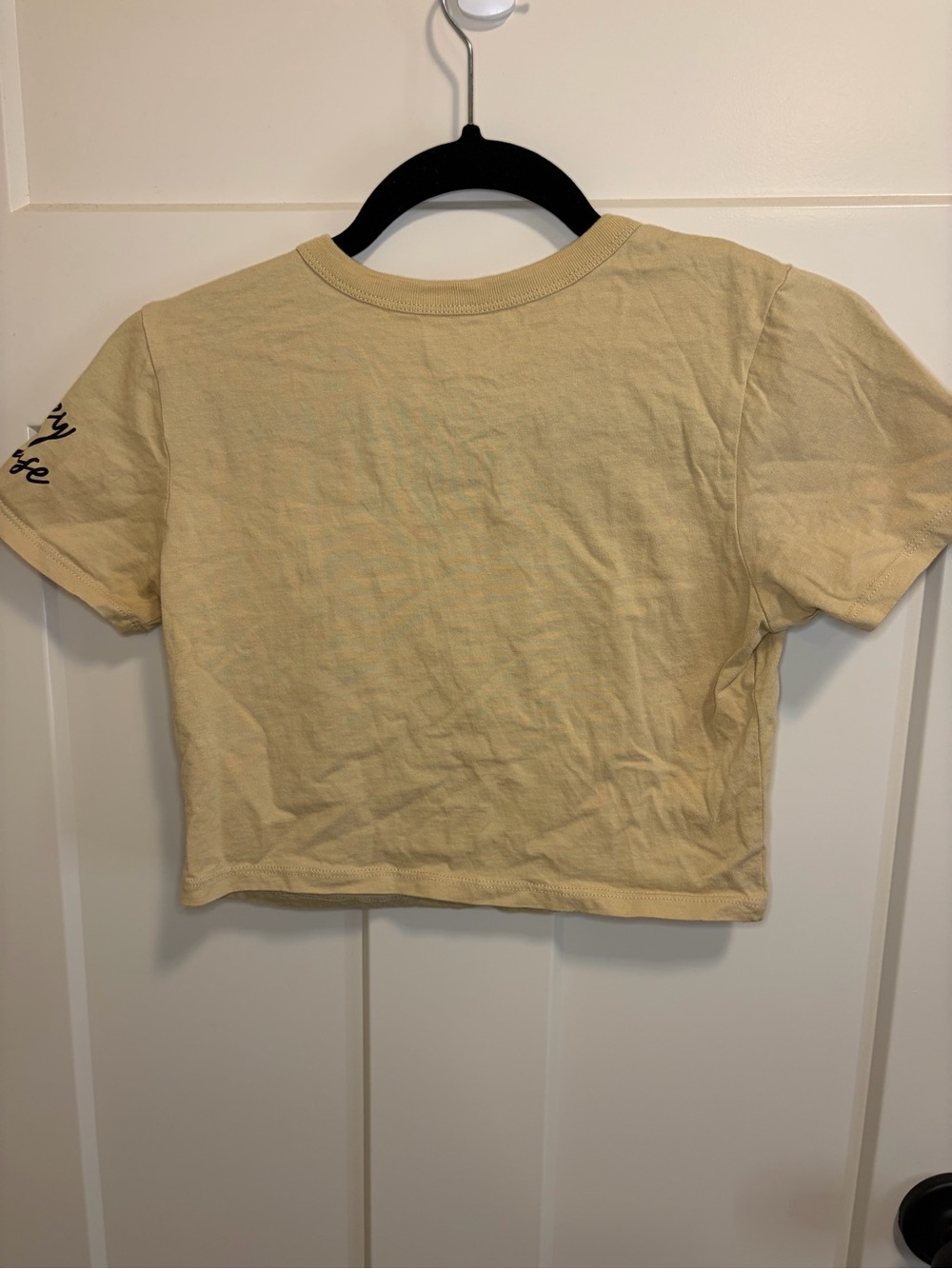 Mickey Mouse Beige Crop Tee - - Picture 5 of 7